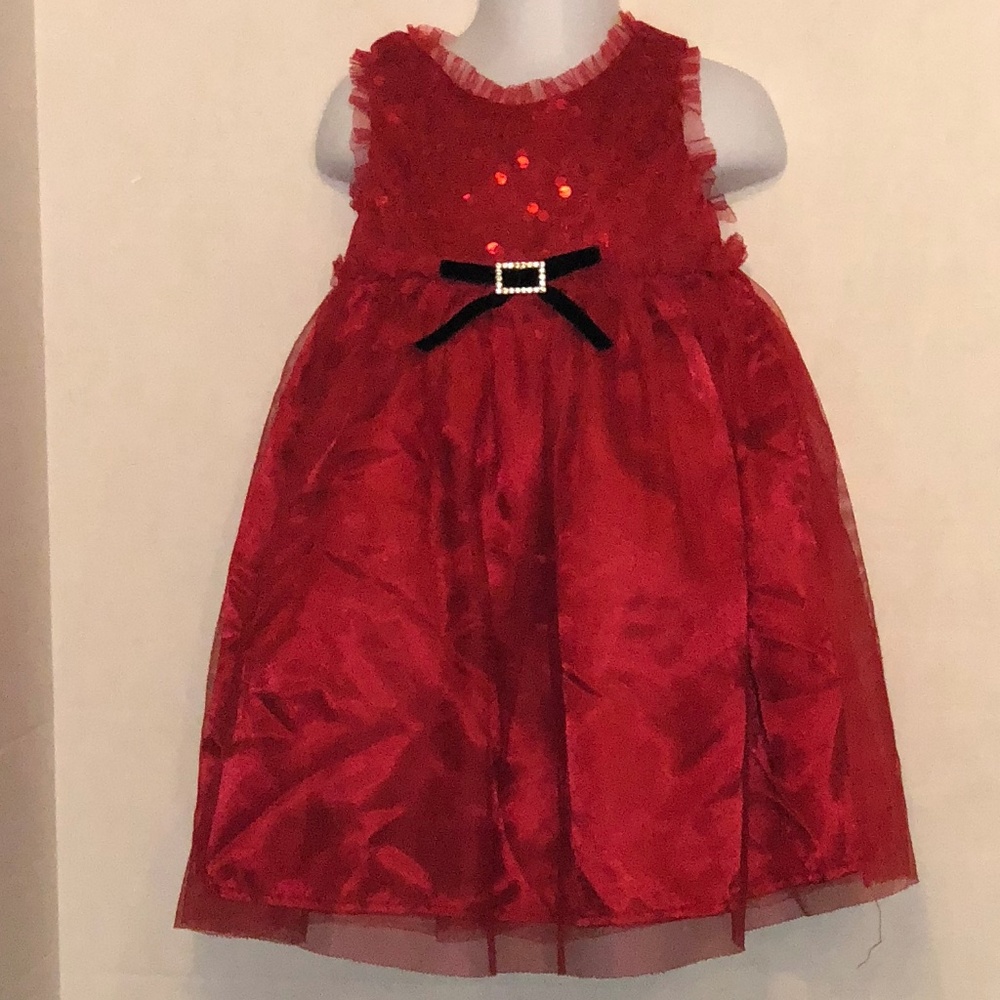 HOLIDAY EDITION RED DRESS SIZE 3T